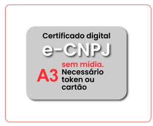 e-CNPJ A3 – Sem Mídia